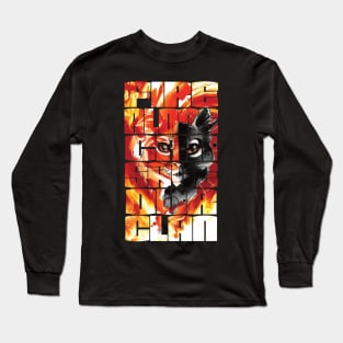 Fire can save our clan, warriors, cat Long Sleeve T-Shirt